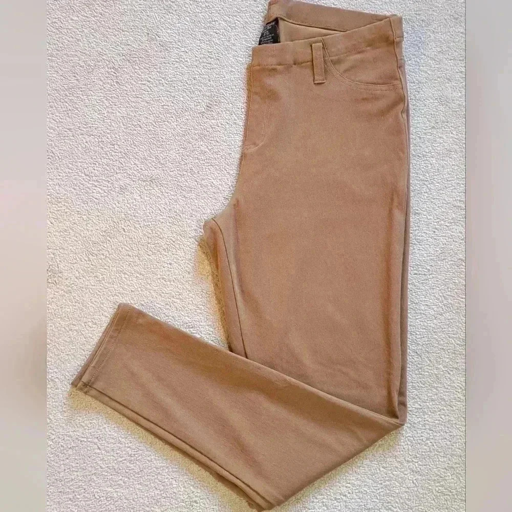 Faded Glory Jeggings Medium (8/10) Stretch Denim Camel  Tan